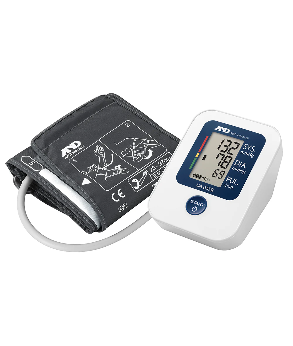 A&D Medical UA-651SL Upper Arm Blood Pressure Monitor - 23-37cm Cuff