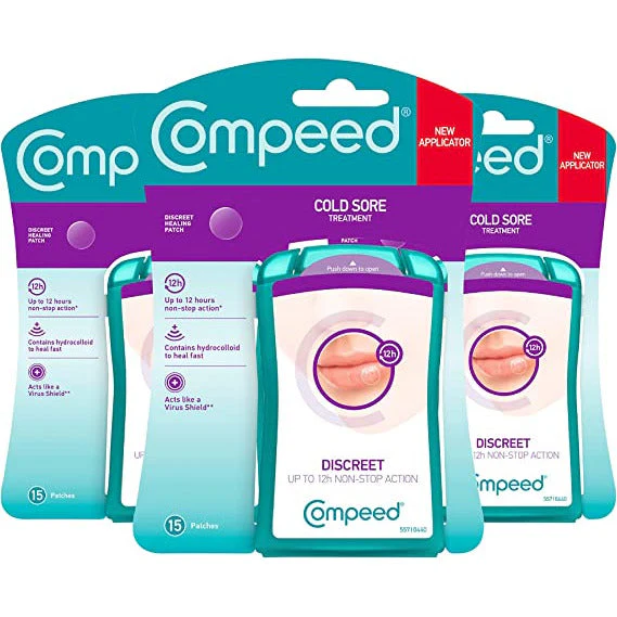 Compeed Total Care Discreet Cold Sore 15 patches