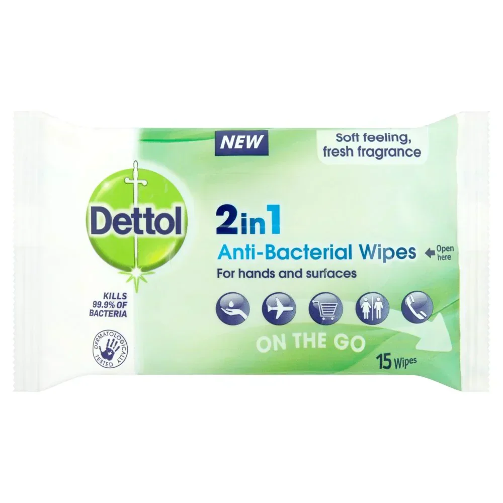 Dettol 2in1 Anti-Bacterial Wipes - Image 2