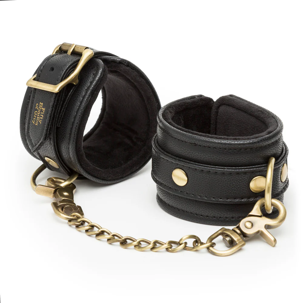 Fifty Shades of Grey Bound to You Wrist Cuffs - Image 3