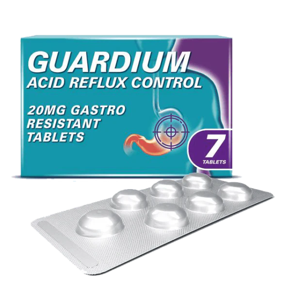 Guardium Acid Reflux Control 20mg - 7 Tablets