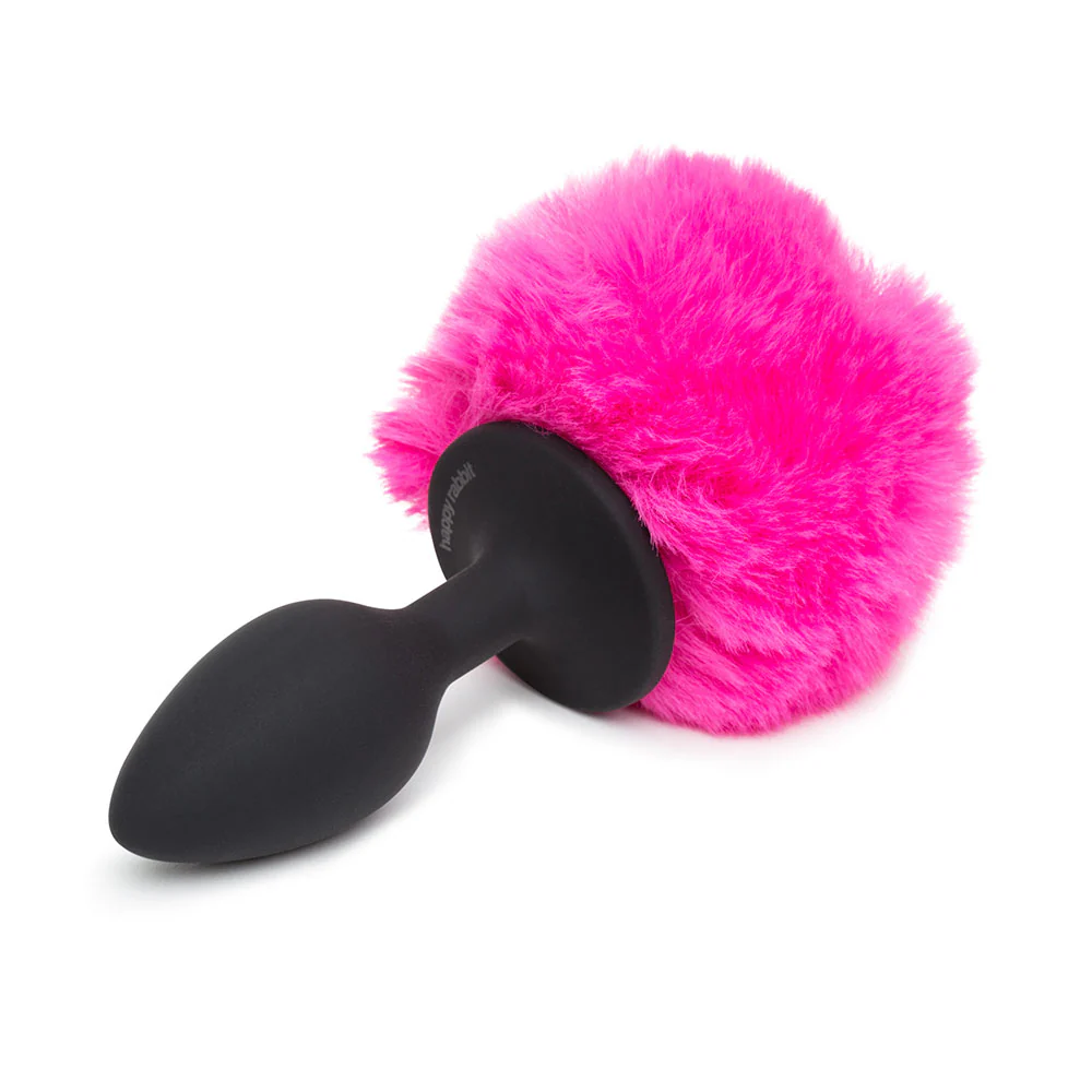 Happy Rabbit Butt Plug Large - Black/Pink - Image 2