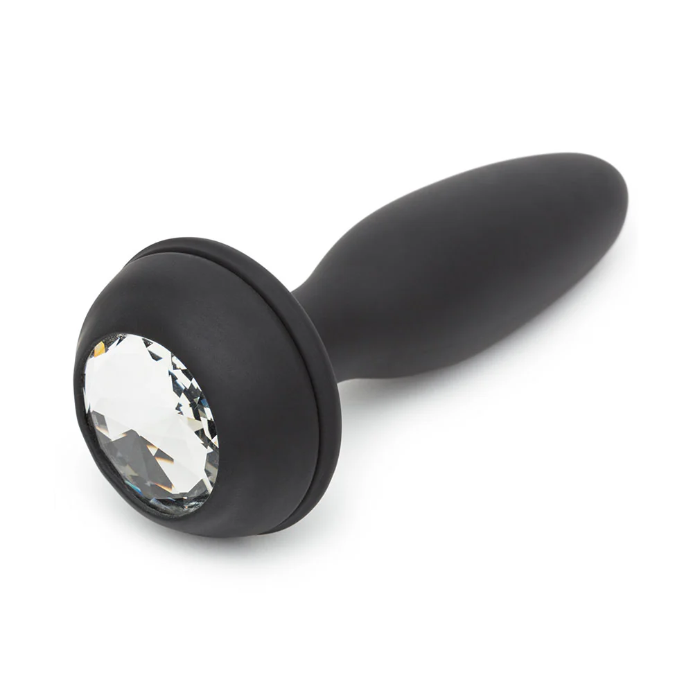 Happy Rabbit Rechargeable Vibrating Butt Plug Large - Black/Pink - Image 2