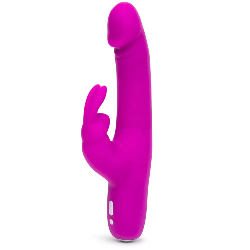 Happy Rabbit Slimline Realistic USB Rechargeable Rabbit Vibrator Purple - Image 3