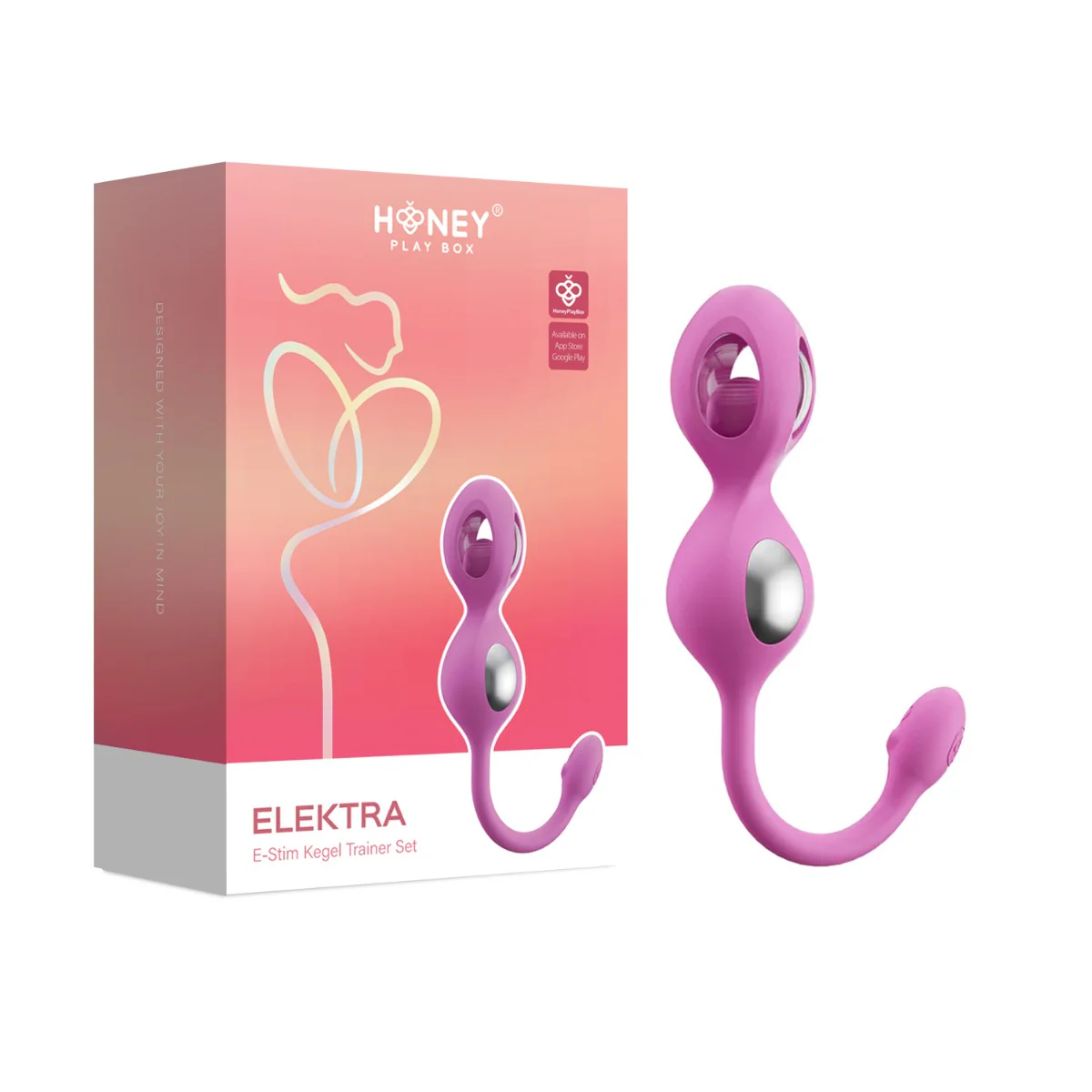 Honey Play Box – Elektra – E-Stim Kegel Training Set (App Controlled) - Image 4