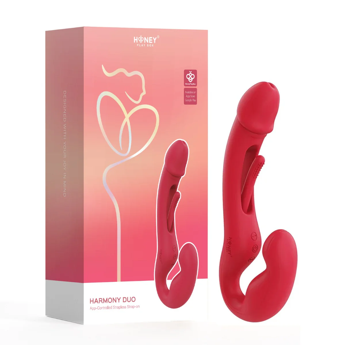 Honey Play Box - Harmony Duo - Strapless Strap-on (App Controlled) - Image 4