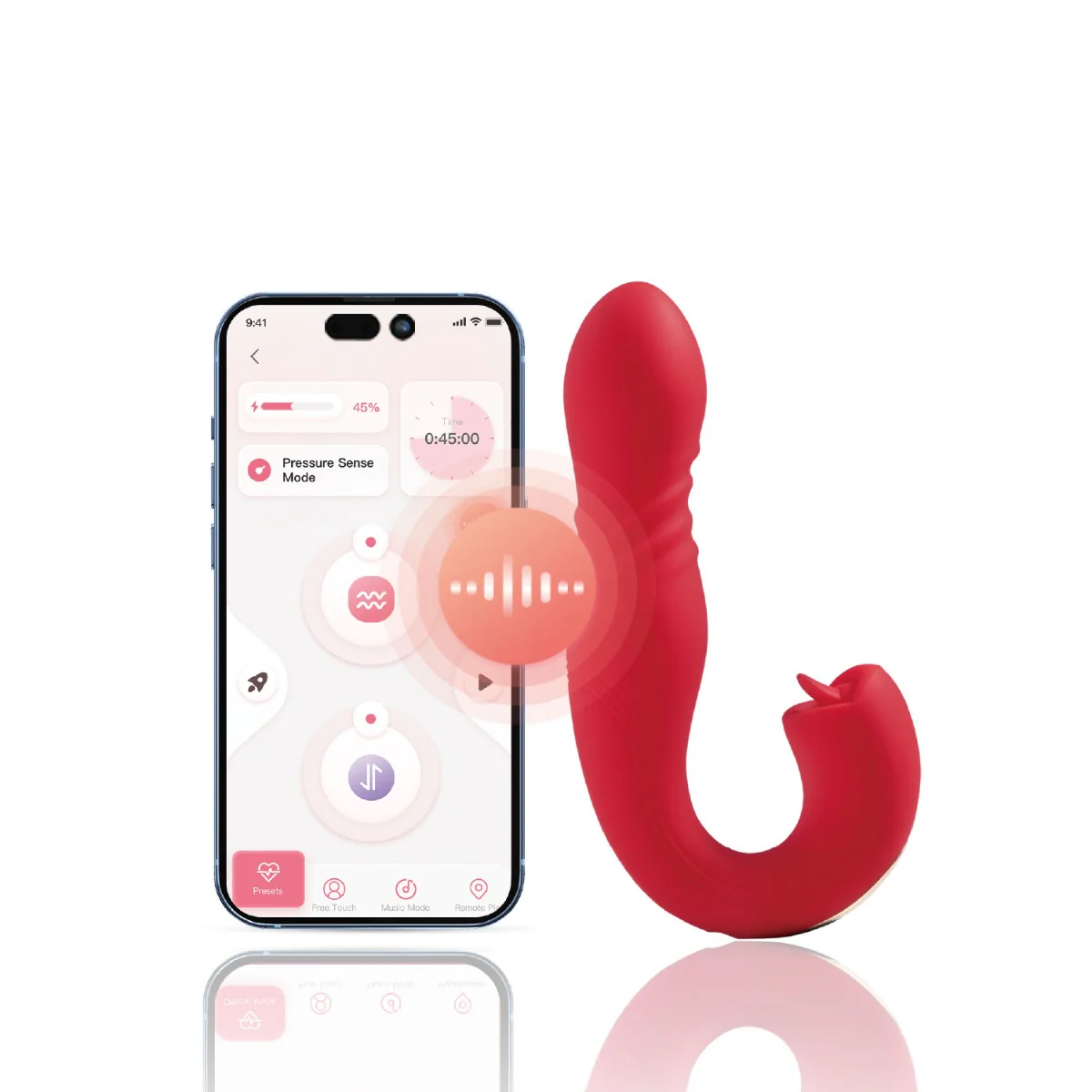 Honey Play Box - Joi Thrust 2 - Thrusting G Spot Vibrator & Tongue Clit Licker (App Controlled, Pressure Sensing) - Image 3