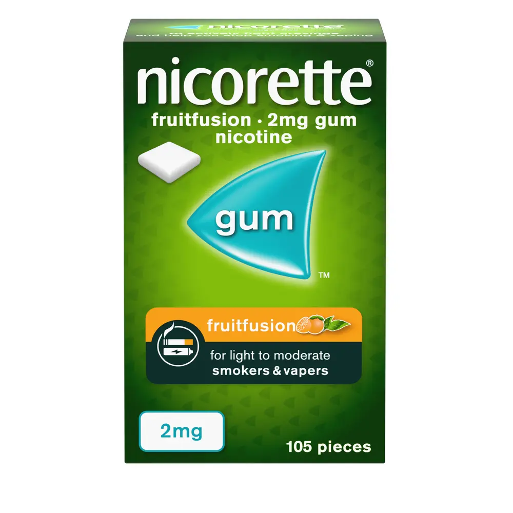 Nicorette Gum Fruitfusion 2mg