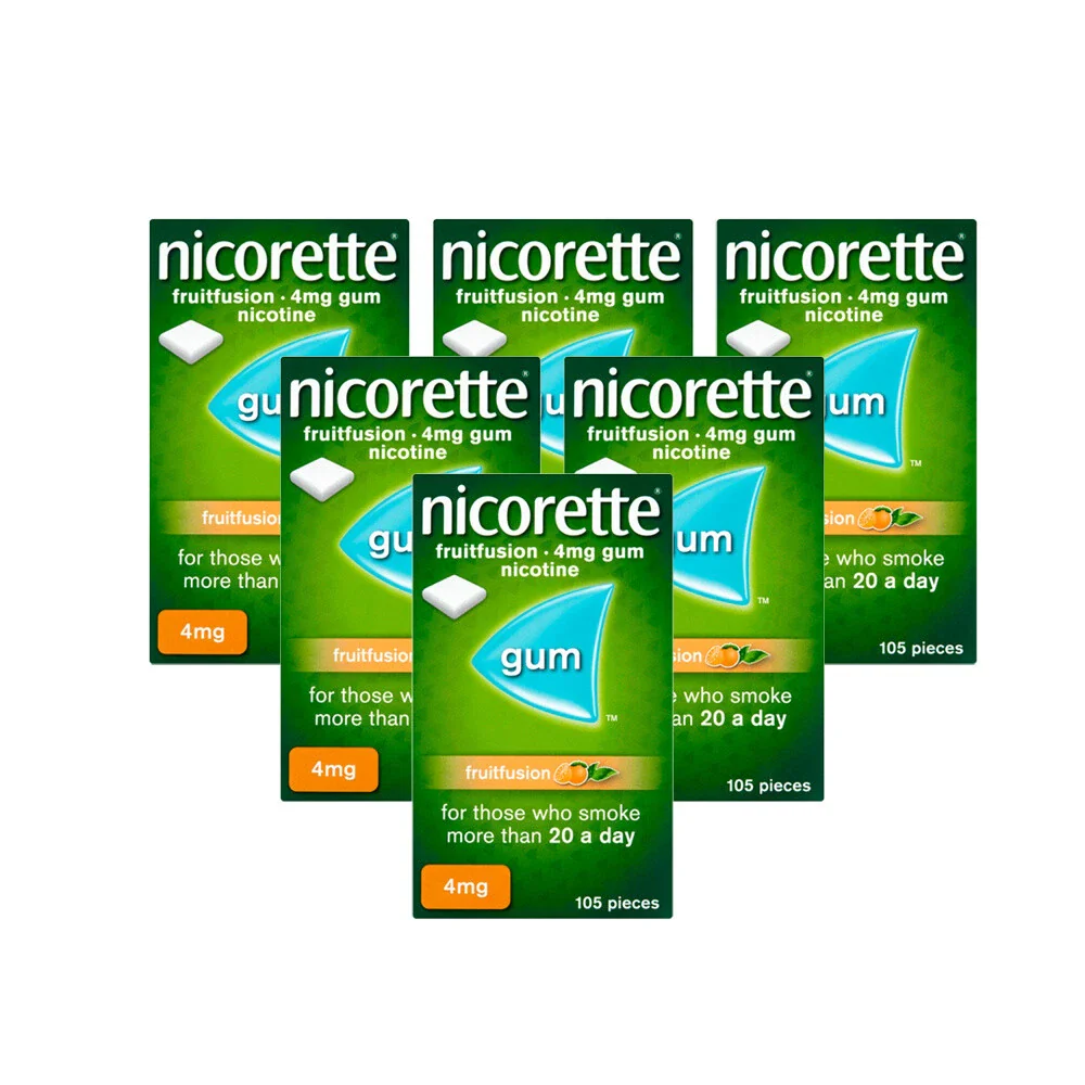 Nicorette Gum Fruitfusion 4mg - Image 2