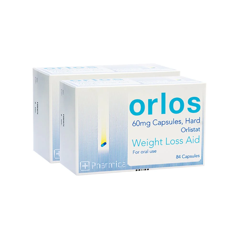 Orlos (Orlistat) 60mg Weight Loss Aid - 84 Capsules - Image 2