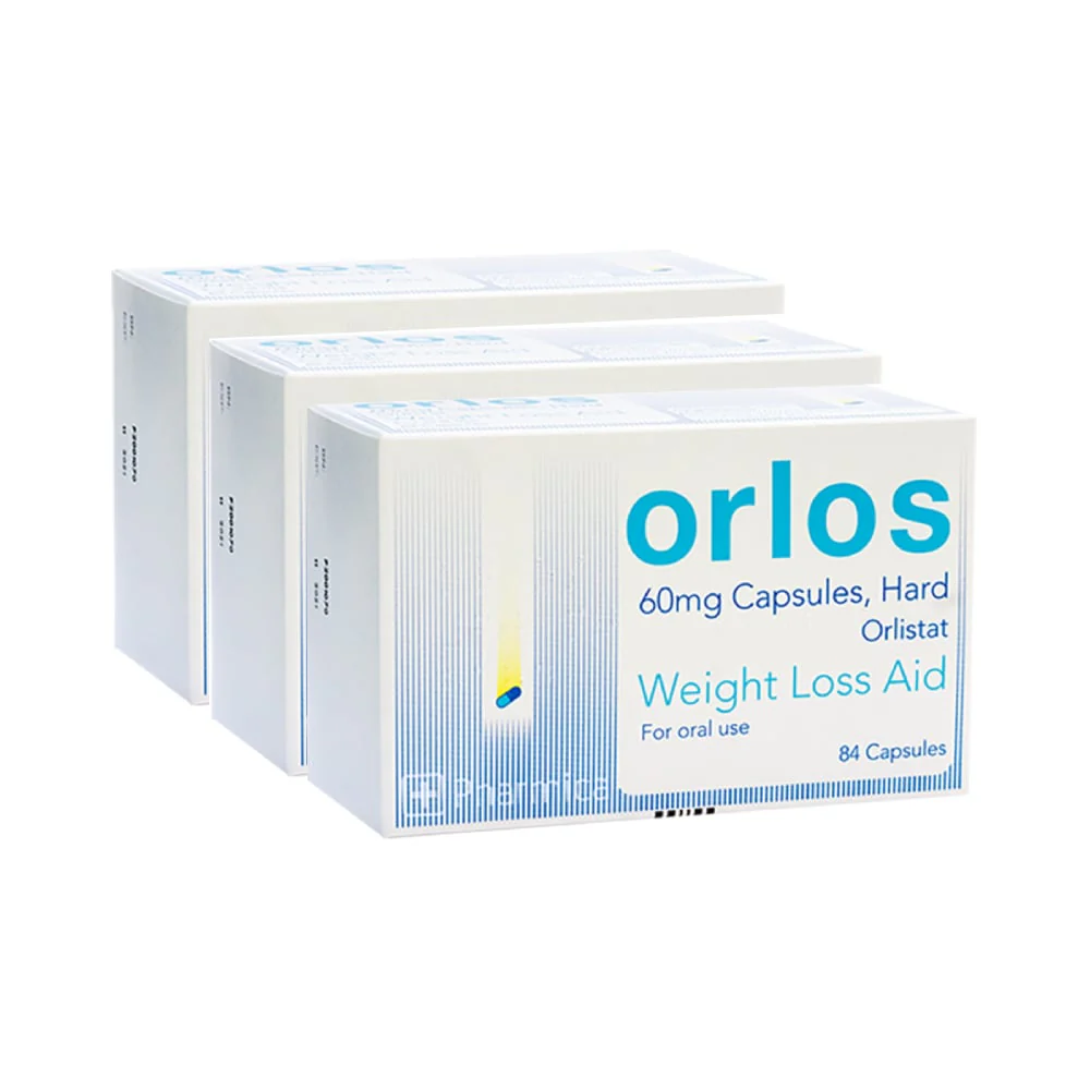 Orlos (Orlistat) 60mg Weight Loss Aid - 84 Capsules - Image 3