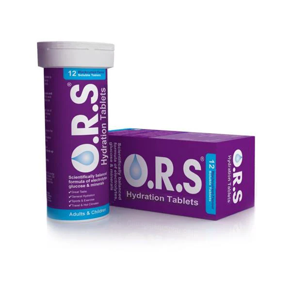 ORS Hydration – 12 Blackcurrant Tablets