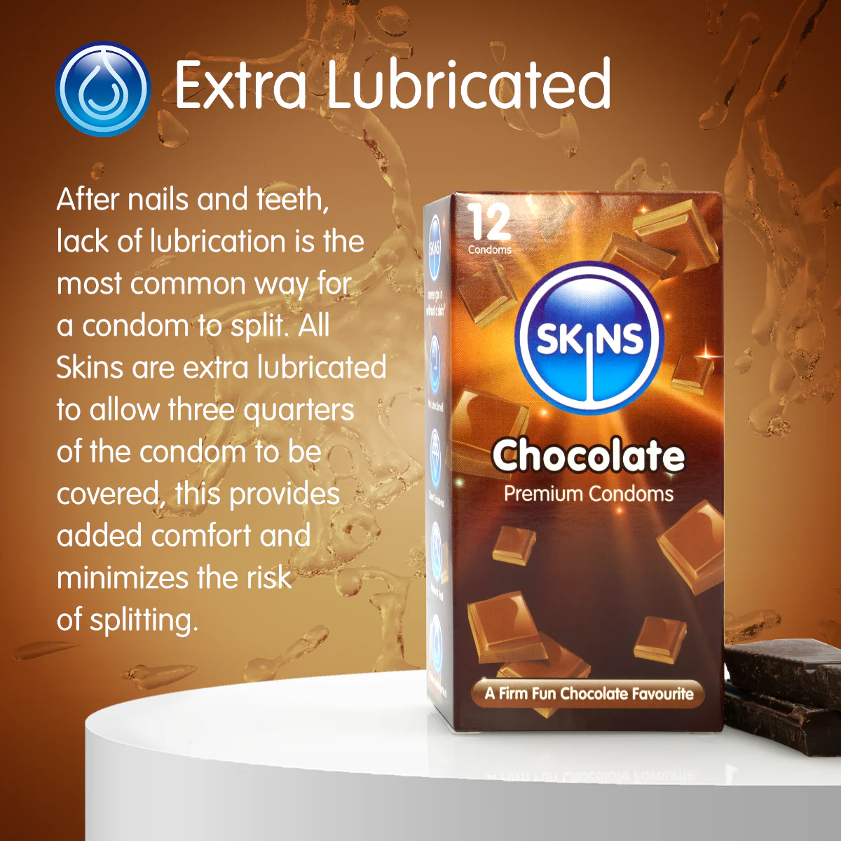 Skins Condoms Chocolate 16 Pack - Image 2